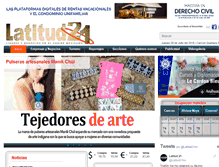 Tablet Screenshot of latitud21.com.mx
